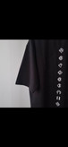 تیشرت مشکی پارچه دورس 2 نخ قواره باکسی مدل میخی کد TSH0016