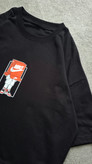 تیشرت مشکی پارچه ماکان قواره باکسی مدل NIKE کد TSH00۲4
