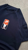 تیشرت سرمهای پارچه ماکان قواره باکسی مدل NIKE کد TSH00۲4