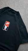 تیشرت سبز پارچه ماکان قواره باکسی مدل NIKE کد TSH00۲4