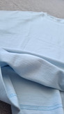 تیشرت ساده آبی آسمونی پارچه دورس دو نخ قواره باکسی مدل basic کد TSH0038