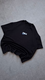 تیشرت مشکی پارچه دورس 2 نخ قواره باکسی مدل NIKE کد TSH0039