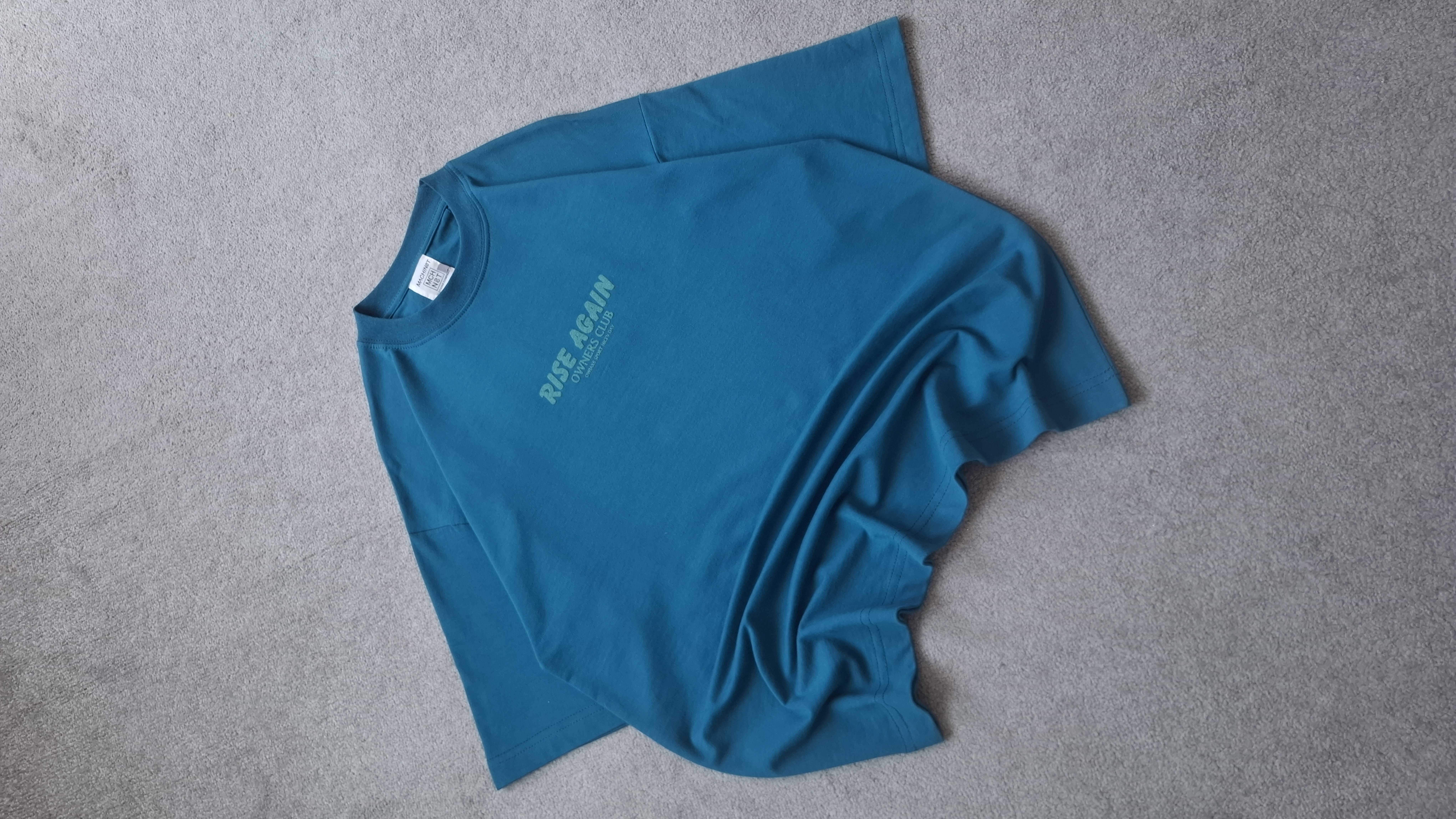 تیشرت کله غازی پارچه دورس دو نخ قواره باکسی مدل rise again کد TSH0040